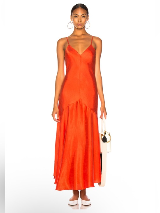 Mara Hoffman Dresses & Skirts - Mara Hoffman Spaghetti Strap Maxi Dress in Orange